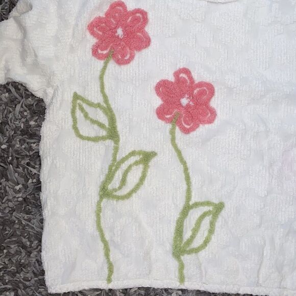 Vintage Floral Print Pullover Sweater - Picture 8 of 11